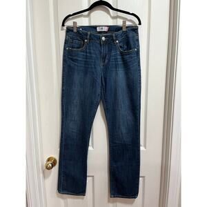 Cabi 5166 Straight Leg Jeans Size 6 Dark Wash Mid Rise